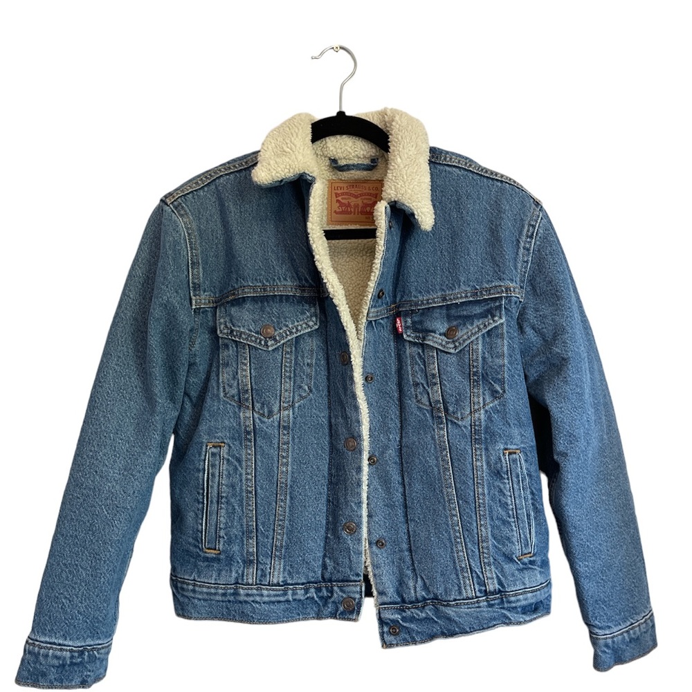 Levi Jean jacket with Sherpa lining